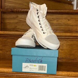 Blowfish Women's Off-White High-Top Sneakers